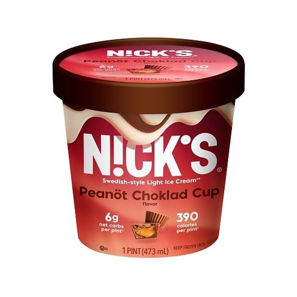 Nicks Peanot Choklad Cup Swedish-style Ice Cream, 16 Fluid Ounce -- 8 Per Case