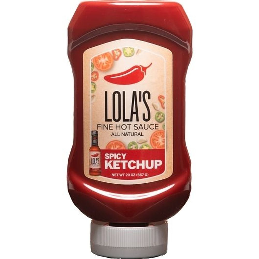 Lola's Fine Hot Sauce Spicy Ketchup, 6 Count