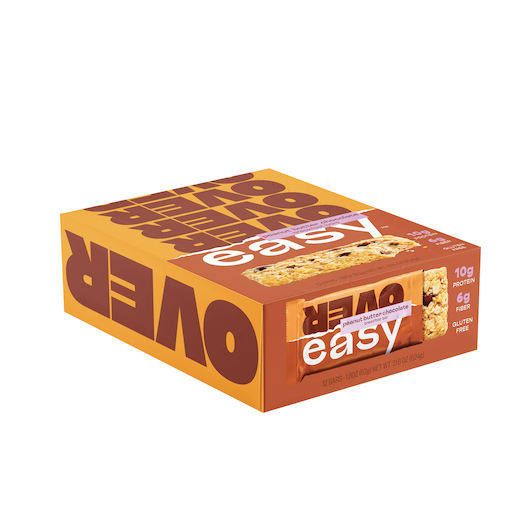 Over Easy Peanut Butter Dark Chocolate Breakfast Bar, 1.8 Ounce -- 144 Per Case