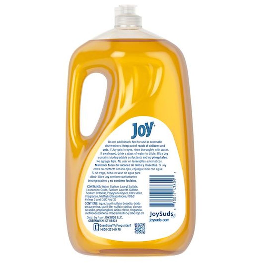 Joy Ultra Orange Scent Dishwashing Liquid, 90 Fluid Ounce -- 6 Per Case