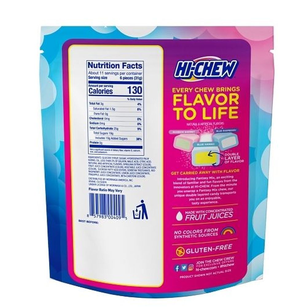 Hi-Chew Fantasy Chewy Candy Mix, 6.9 Ounce -- 7 per case