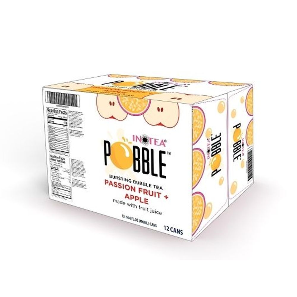 Pobble Passion Fruit And Apple Tea, 16.6 Ounce -- 12 Per Case