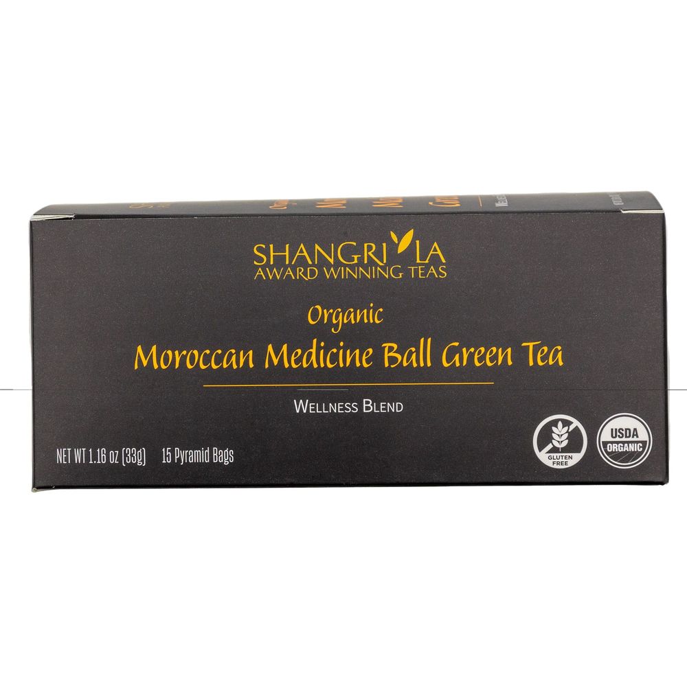 Shangri La Organic Wellness Moroccan Medicine Ball Tea, 15 Count -- 2 Per Case
