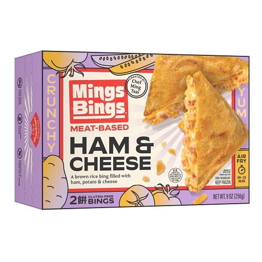 Mings Bings Ham and Cheese Bing, 9 Ounce 6 per case
