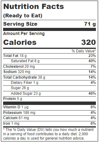 Killer Brownie Peanut Butter Brownie, 12.5 Ounce -- 12 per case
