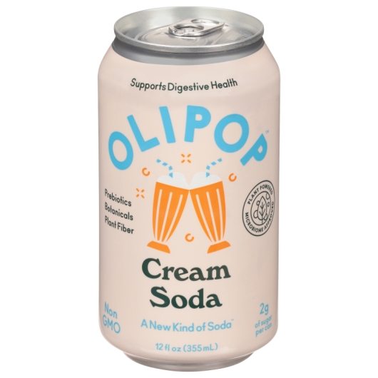 Olipop Cream Soda, 12 Fluid Ounce -- 12 Per Case