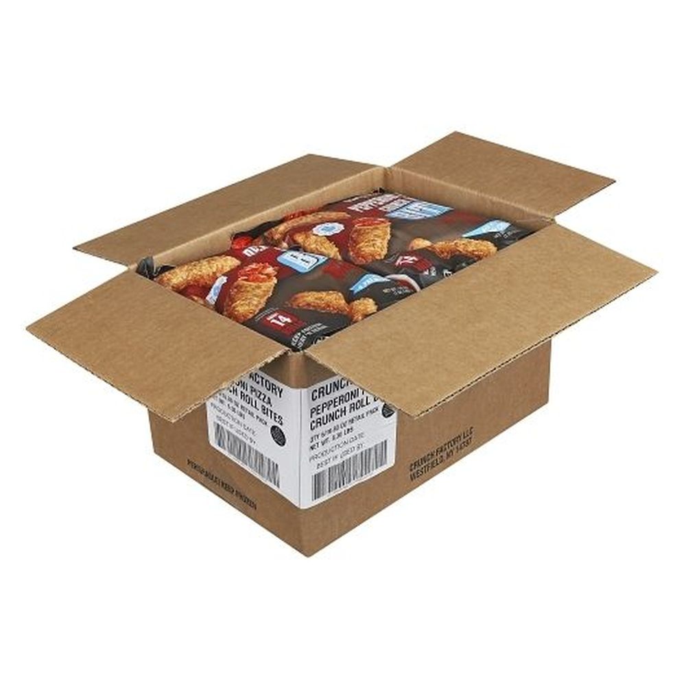 Crunch Factory Crispy Pepperoni Pizza Roll Bites, 14 Count -- 6 Per Case