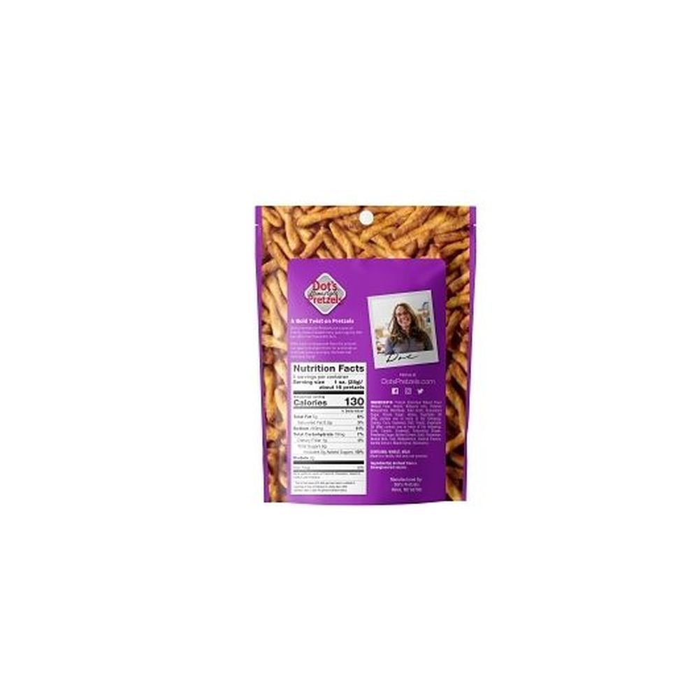 Dot's Homestyle Cinnamon Sugar Seasoned Pretzel Twists, 5 Ounce -- 10 Per Case