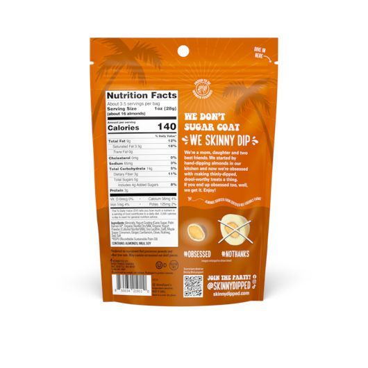 Skinny Dipped Pumpkin Spice Almonds, 3.5 Ounce -- 10 Per Case