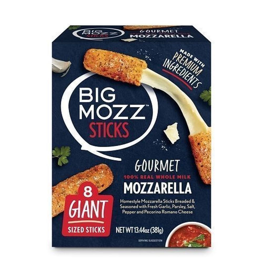 Big Mozz Premium Original Mozzarella Sticks, 13.44 Ounce -- 6 per case