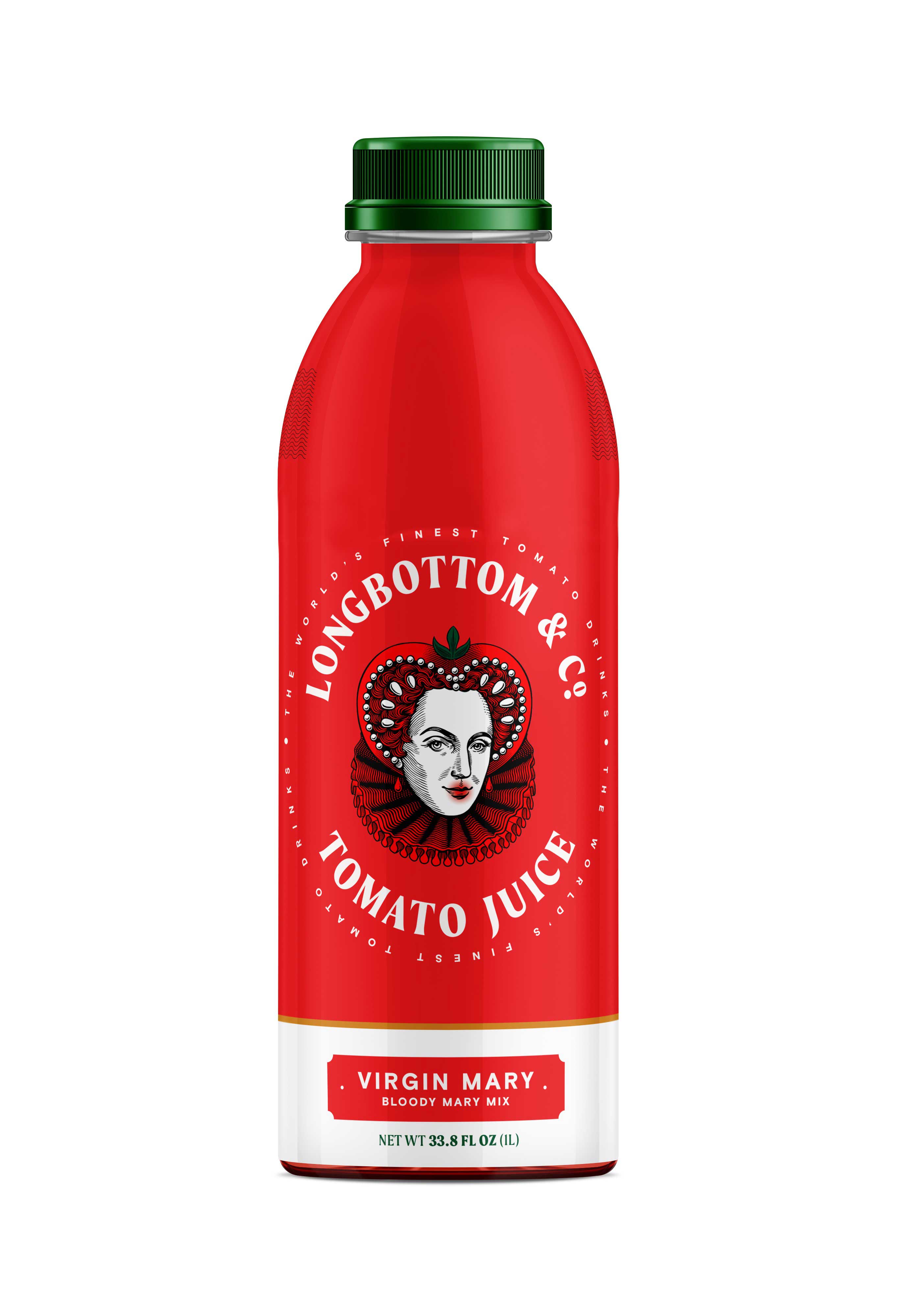 Longbottom and Co. Virgin Bloody Mary Mix (Plastic Bottle), 1 Liter -- 6 per case