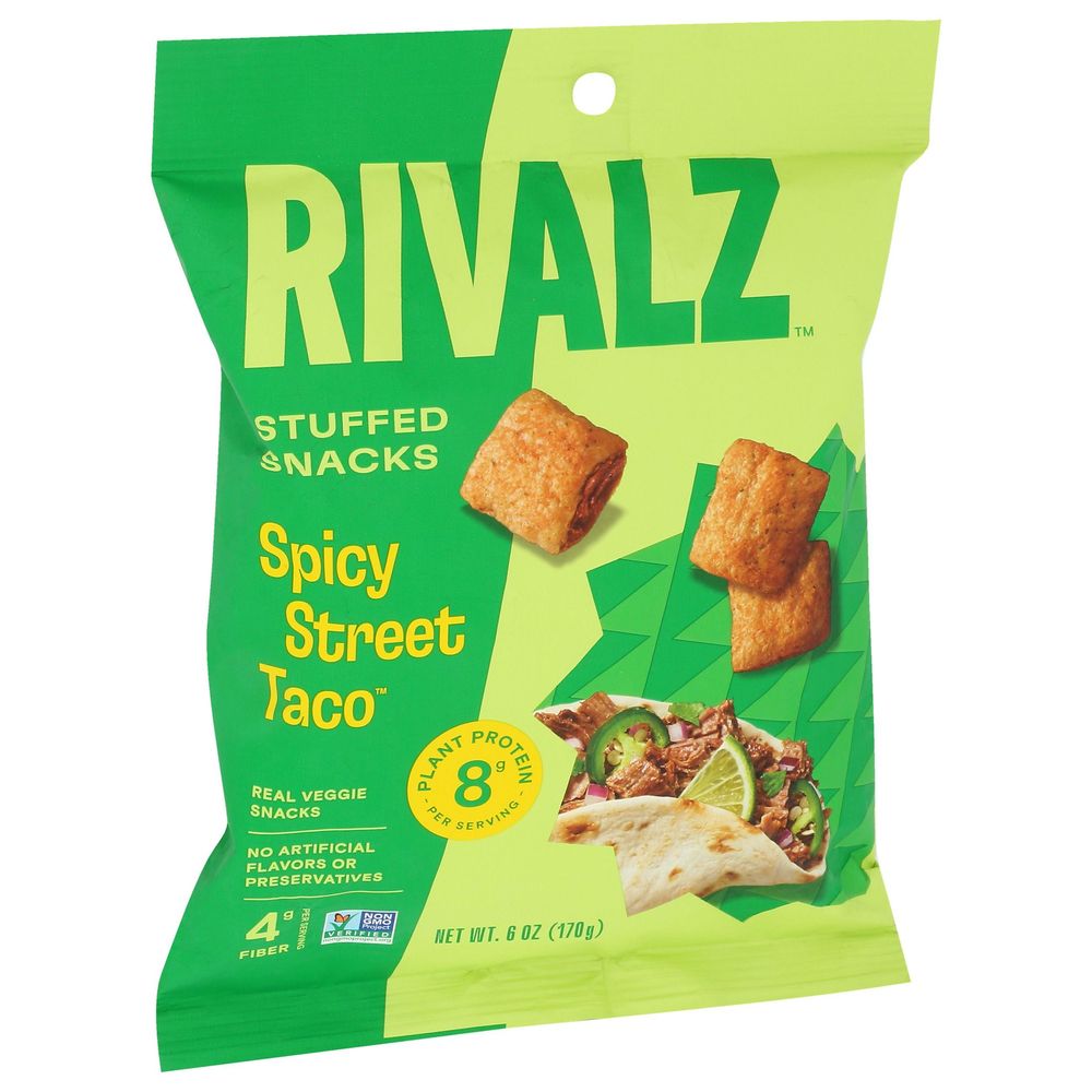 Rivalz Stuffed Snacks Spicy Street Taco, 6 Ounce -- 10 Per Case