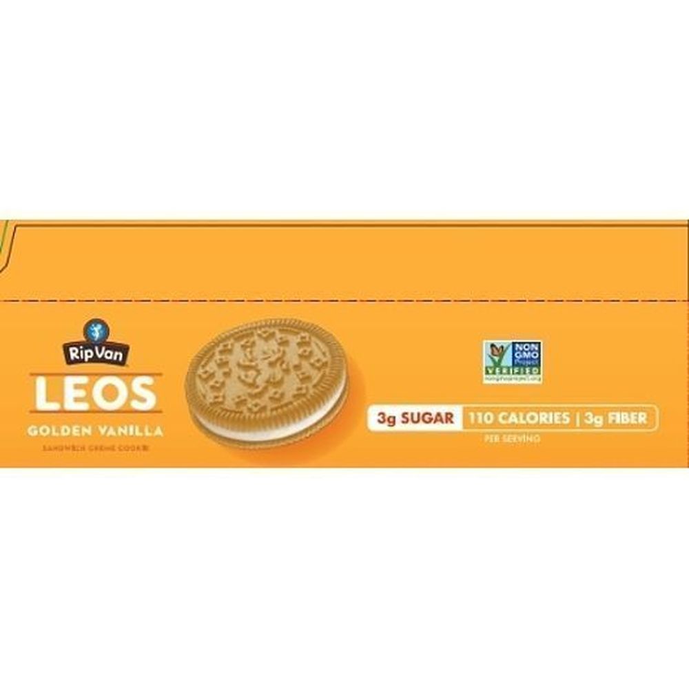 Rip Van Leos Low Sugar Golden Vanilla Sandwich Cookies, 1.69 Ounce -- 40 Per Case
