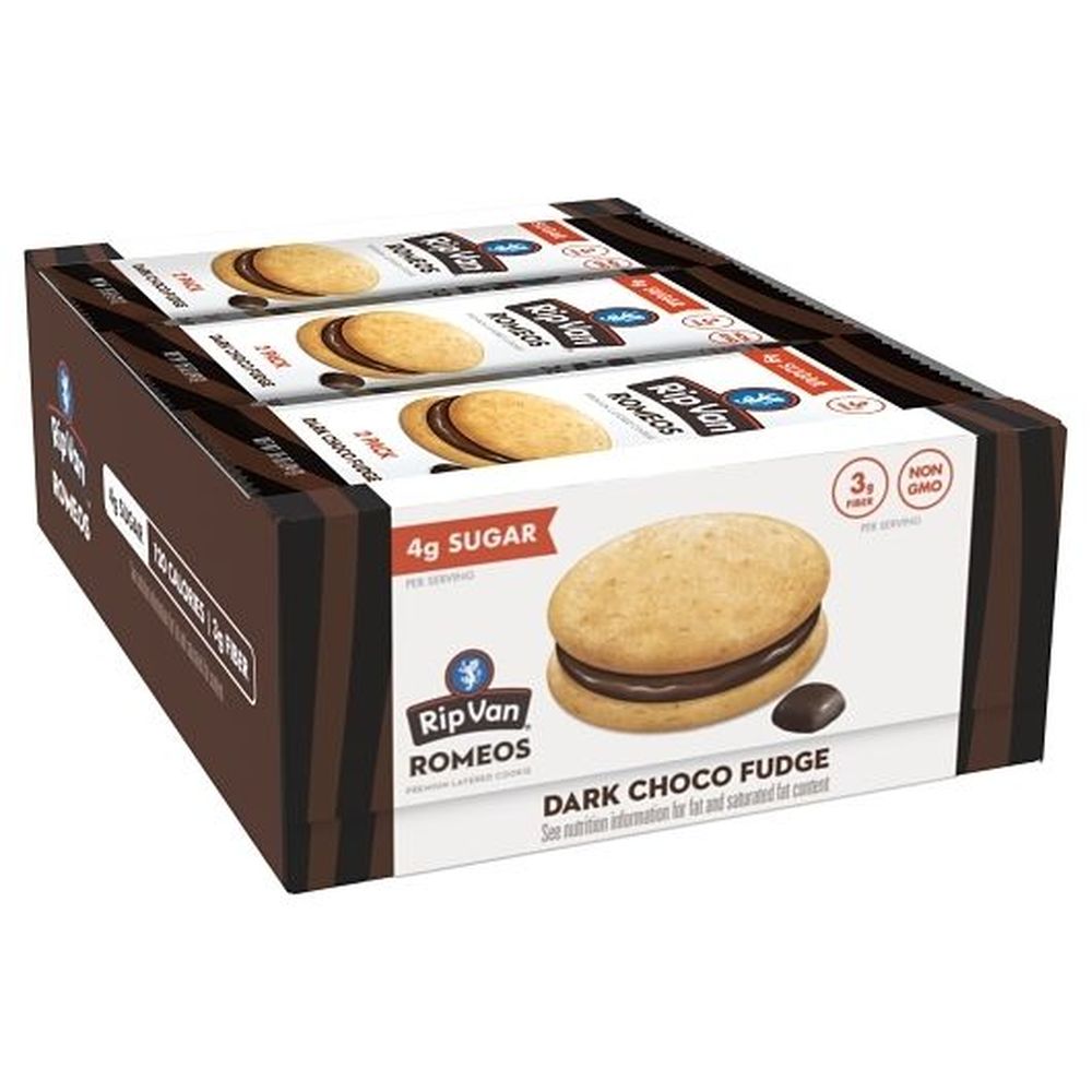 Rip Van Dark Chocolate Fudge Layer Cookie, 0.85 Ounce -- 90 Per Case