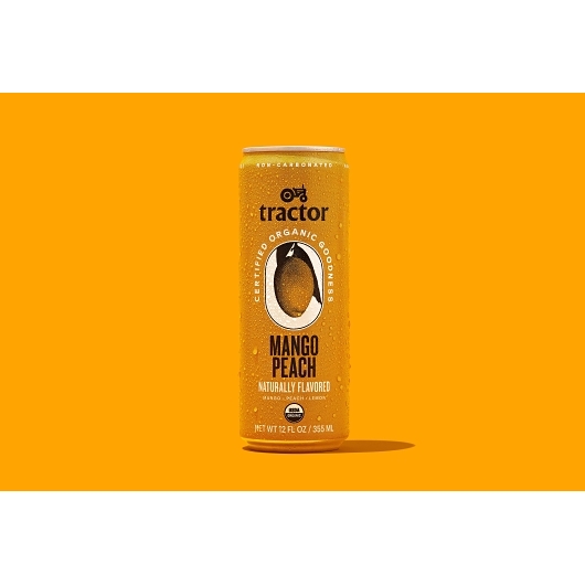 Tractor Beverage Co Organic Peach Mango, 12 Fluid Ounce -- 12 Per Case