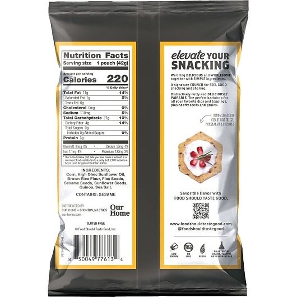 Food Should Taste Good Multigrain Tortilla Chips, 1.5 Ounce -- 24 Per Case