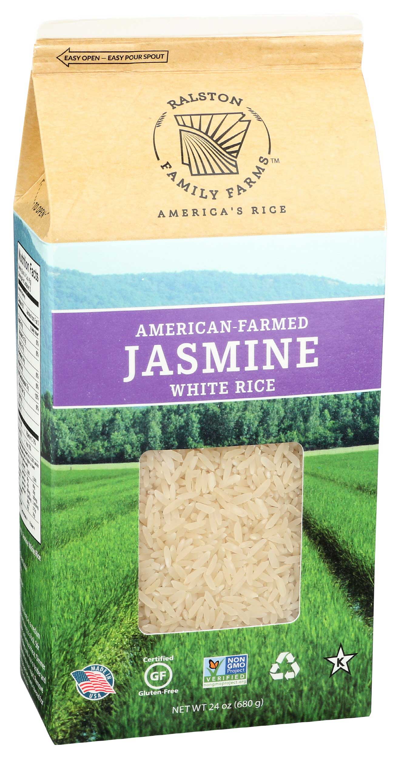 Ralston Family Farms White Jasmine Rice, 24 Ounce -- 6 Per Case