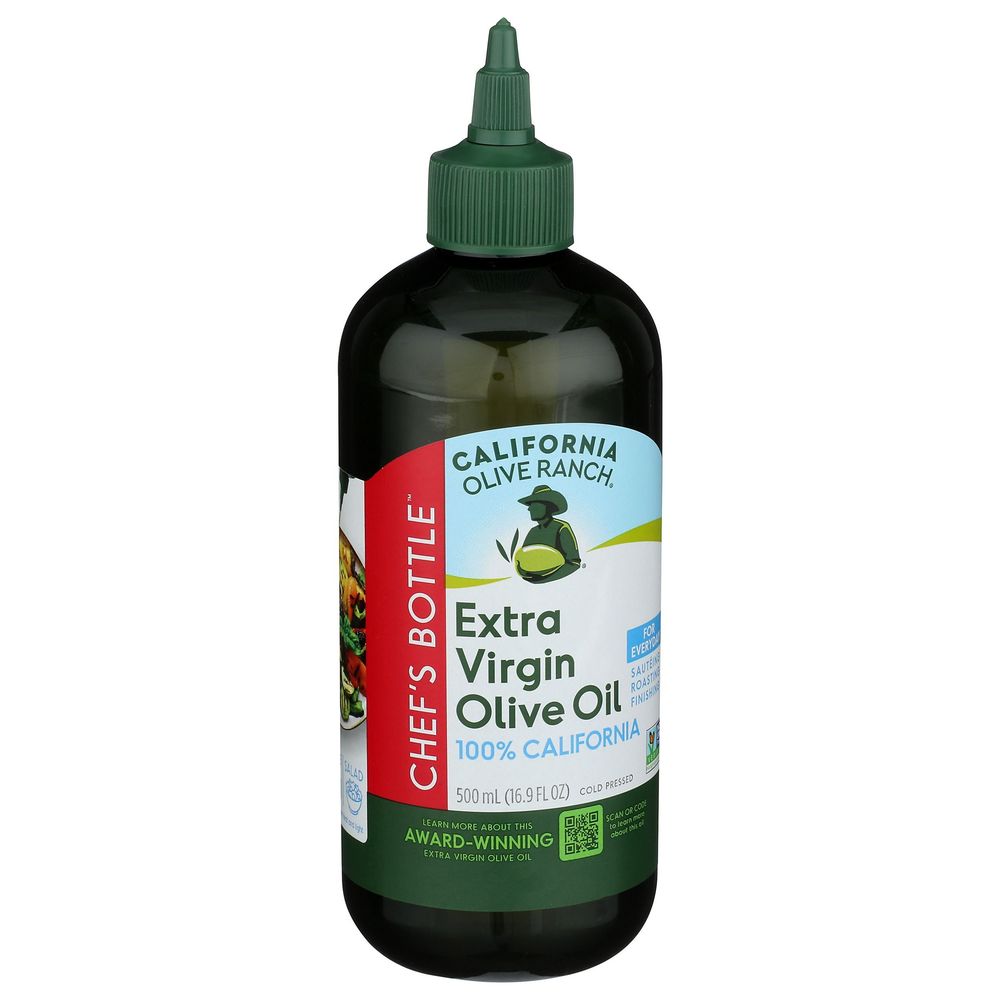 California Olive Ranch Chefs Bottle Extra Virgin Olive Oil, 500 Milliliter -- 6 Per Case