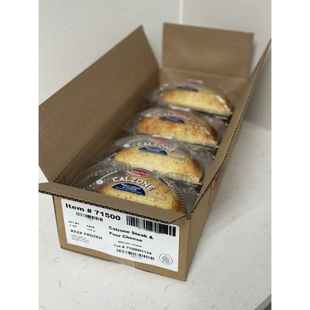 Depalo Foods Steak And Cheese Calzone, 8 Ounce -- 12 Per Case