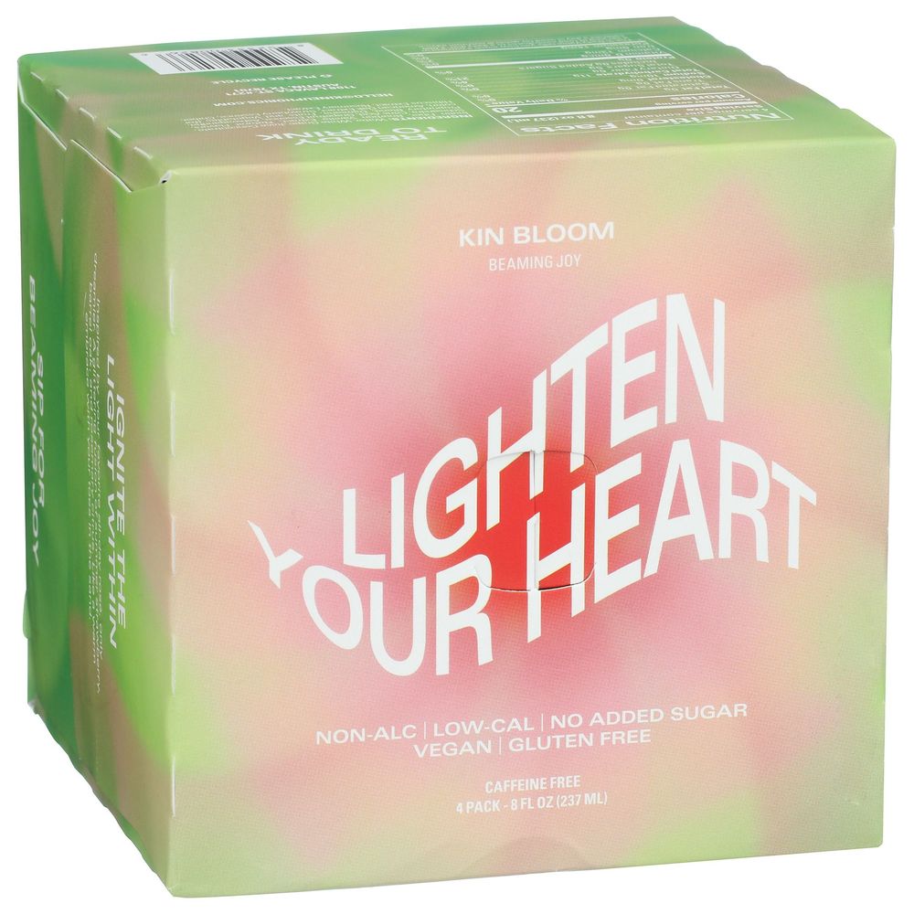 Kin Euphorics Kin Bloom Non-Alcoholic Beverage, 32 Fluid Ounce -- 6 per ...