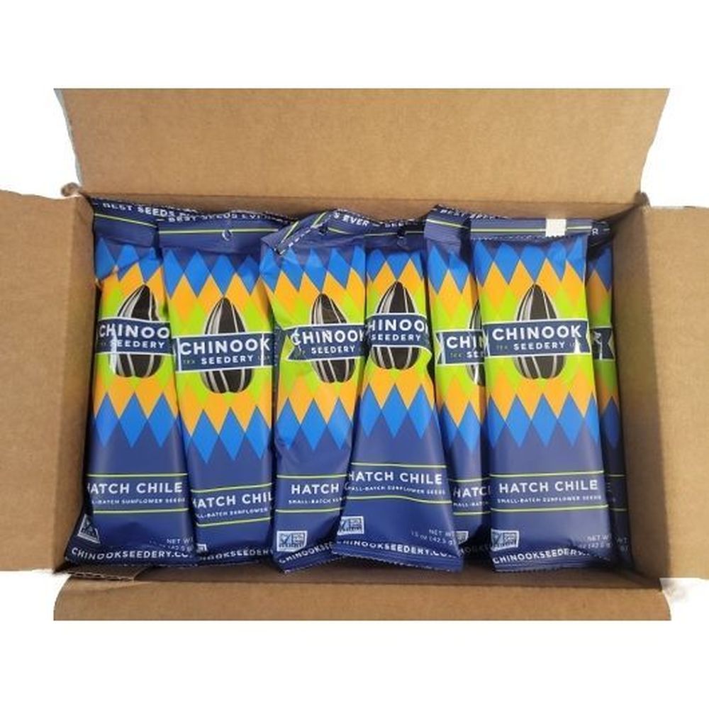 Chinook Seedery Hatch Chile Sunflower Seeds, 1.5 Ounce -- 36 Per Case