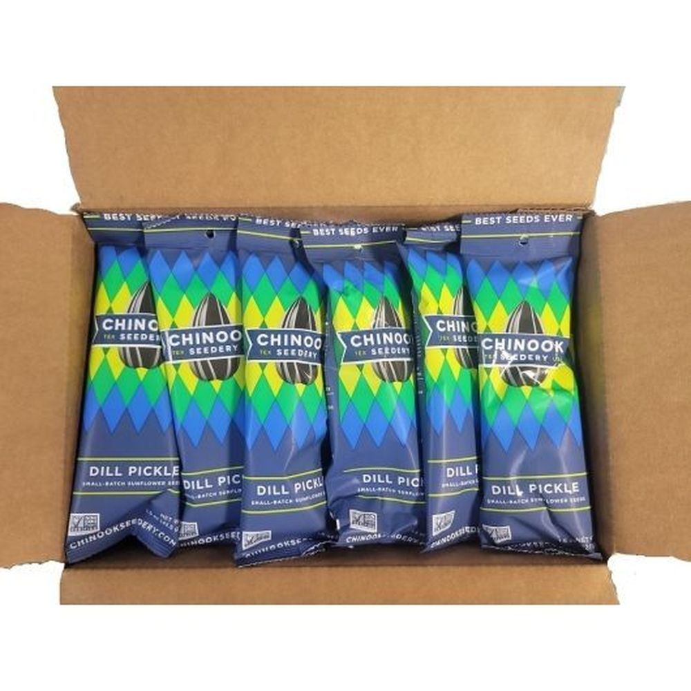 Chinook Seedery Dill Pickle Sunflower Seeds, 1.5 Ounce -- 36 Per Case