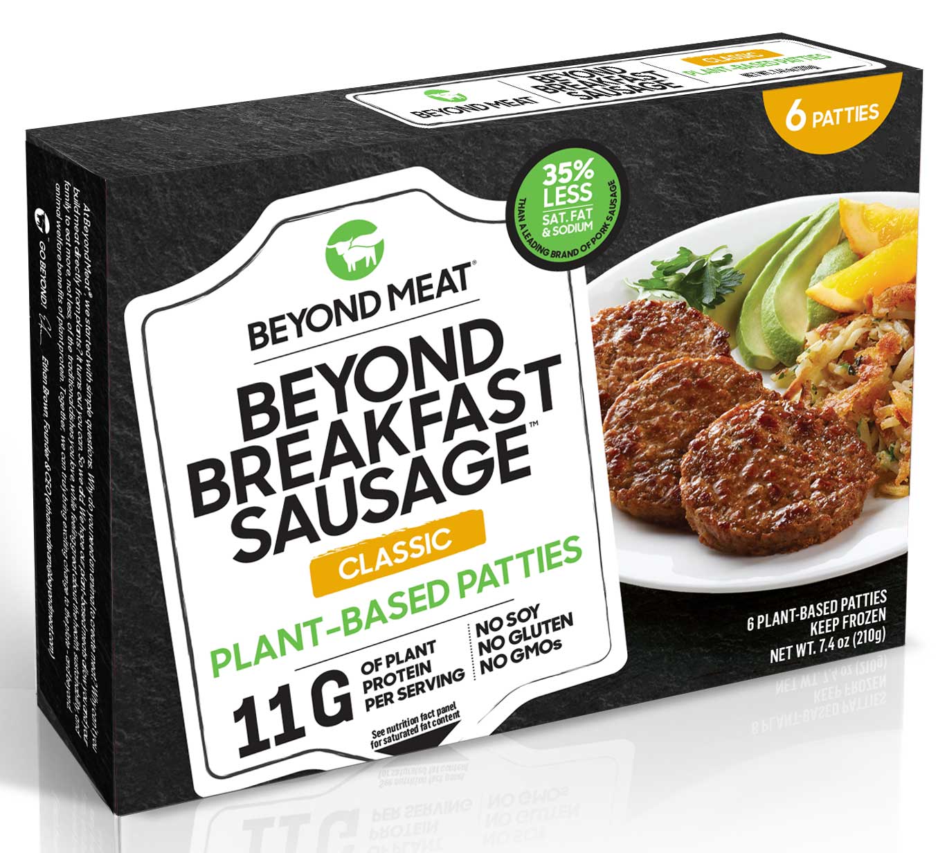 Beyond Original Recipe Classic Breakfast Sausage Patty, 7.4 Ounce -- 12 per case