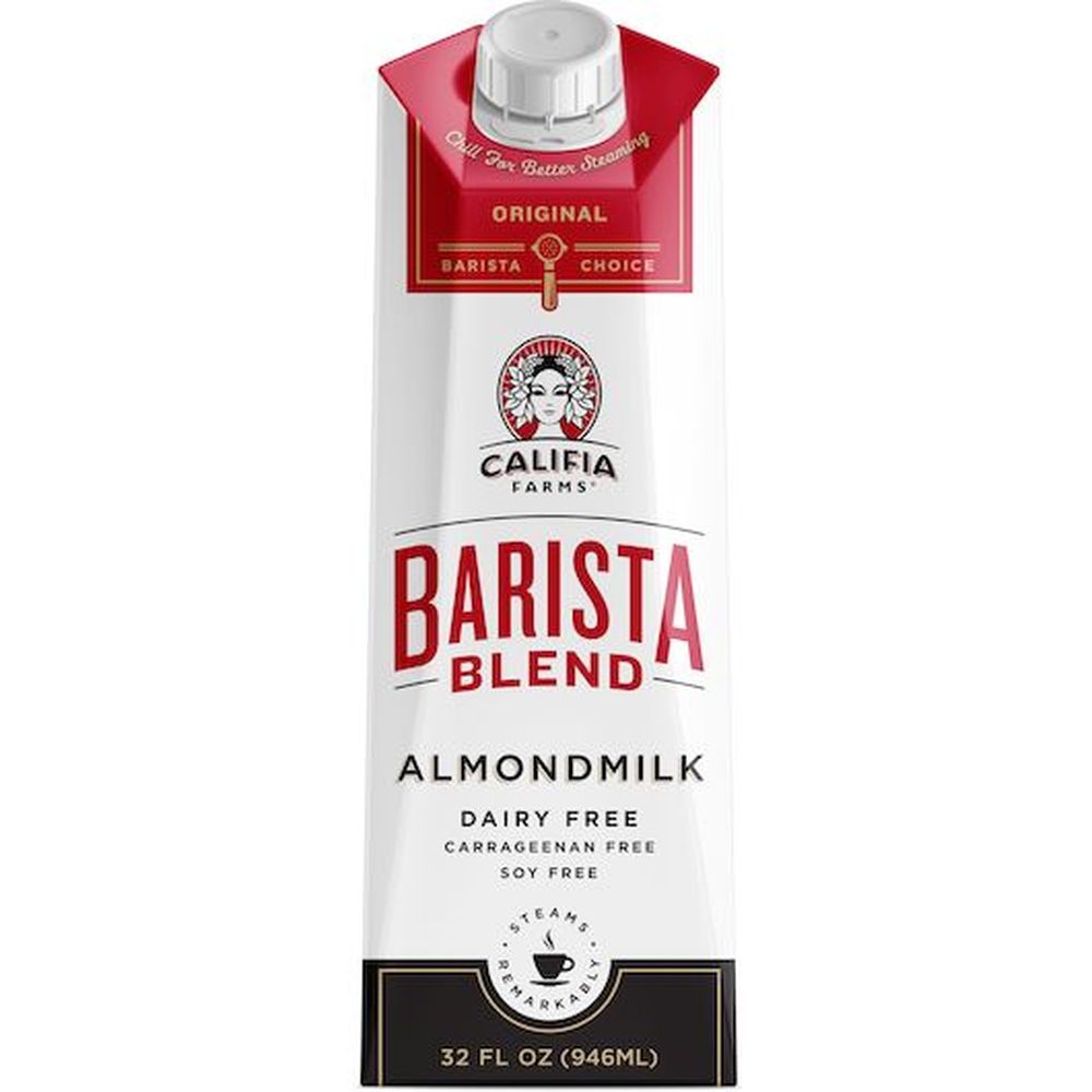 Califia Farms Original Almond Barista Blend Almond Milk, 32 Fluid Ounce -- 12 Per Case