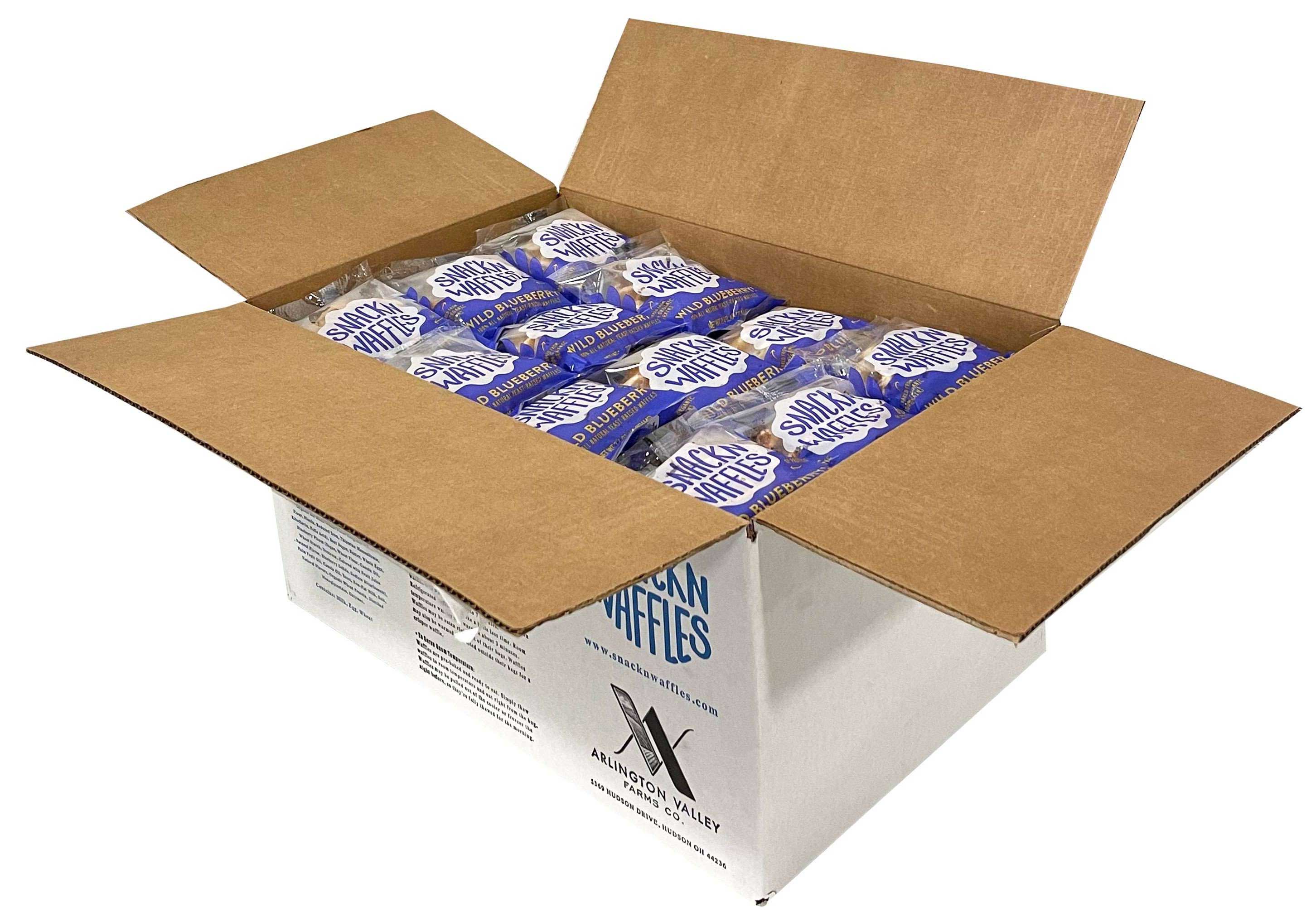Snack N Waffles Blueberry Waffles, 2.4 Ounce -- 96 Per Case
