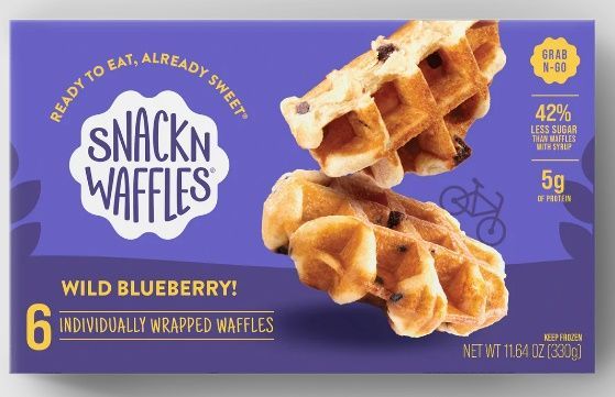 Snack N Waffles, Wild Blueberry, 11.64 Ounce -- 8 Per Case