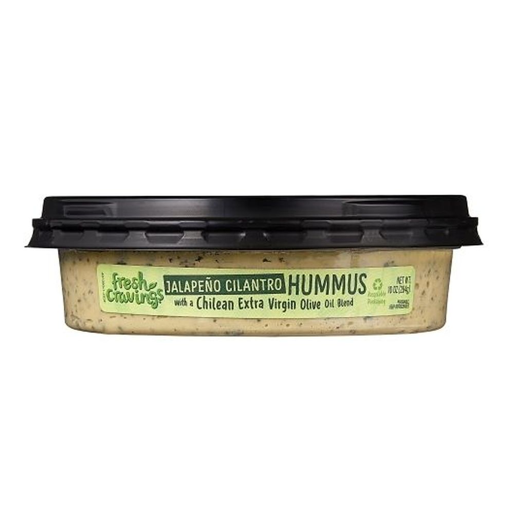 Fresh Cravings Jalapeno Cilantro Hummus, 10 Ounce -- 8 Per Case