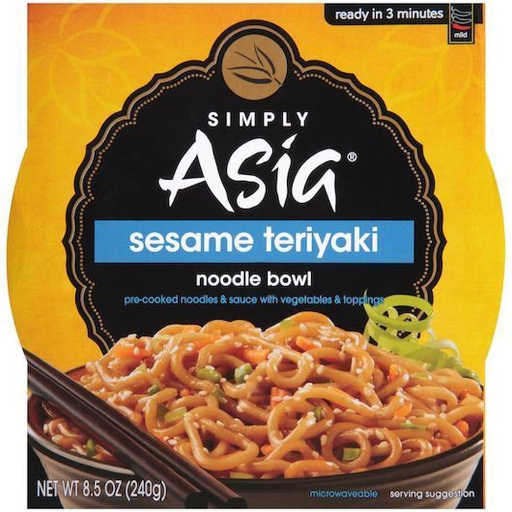 Simply Asia Sesame Teriyaki Noodle Bowl, 8.5 Ounce -- 6 Per Case