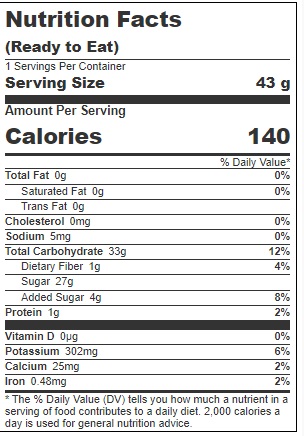 Amazin' Goldens Sour Watermelon Flavored Golden Raisins, 1.5 Ounce -- 250 Per Case