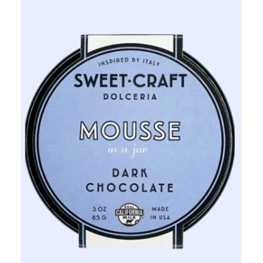 Sweet Craft Dolceria Dark Chocolate Mousse, 3 Ounce -- 12 Per Case