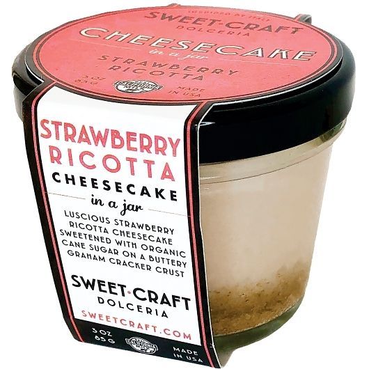 Sweet Craft Dolceria Strawberry Ricotta Cheesecake, 3 Ounce -- 12 Per Case