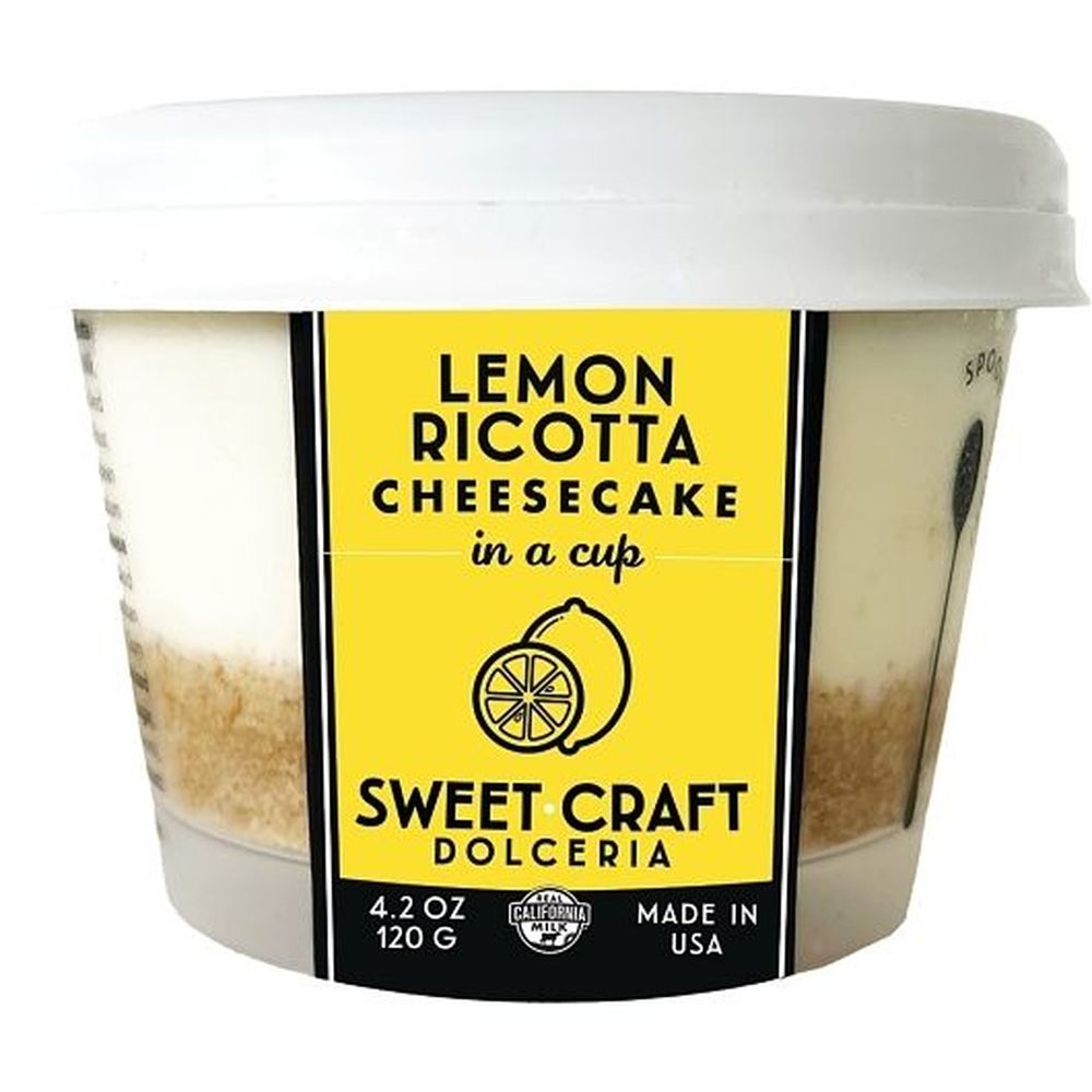 Sweet Craft Dolceria Lemon Ricotta Cheesecake, 4.2 Ounce -- 9 Per Case