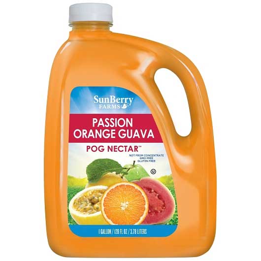 Sunberry Farms Organic Guava Nectar Juice – Gluten Free 3.78 L / 128 Oz...