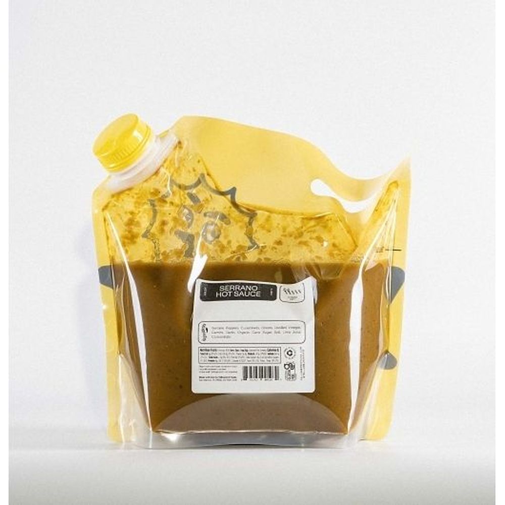 Yellowbird Serrano Condiment Sauce, 1 Gallon -- 2 Per Case