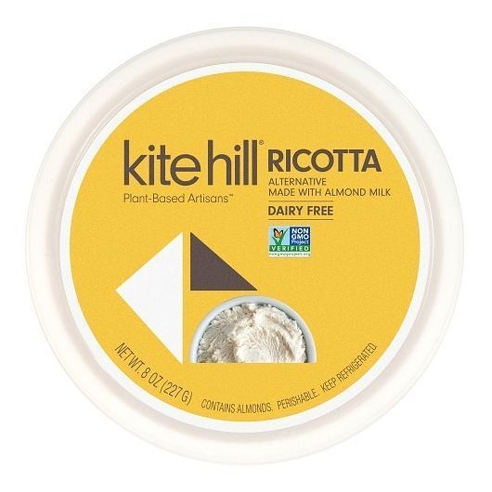 Kite Hill Dairy Free Plant Based Ricotta Cheese, 8 Ounce -- 6 Per Case