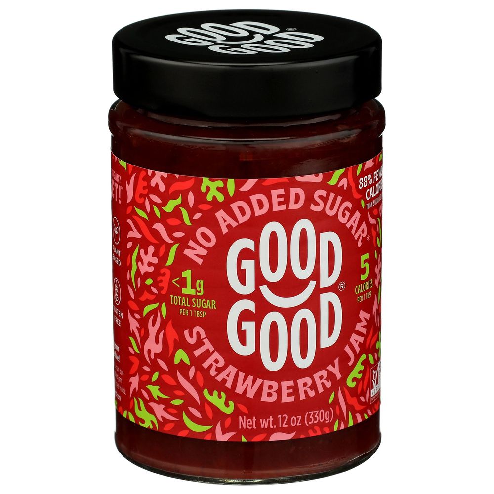 Good Good Strawberry Jam, 12 Ounce -- 6 Per Case