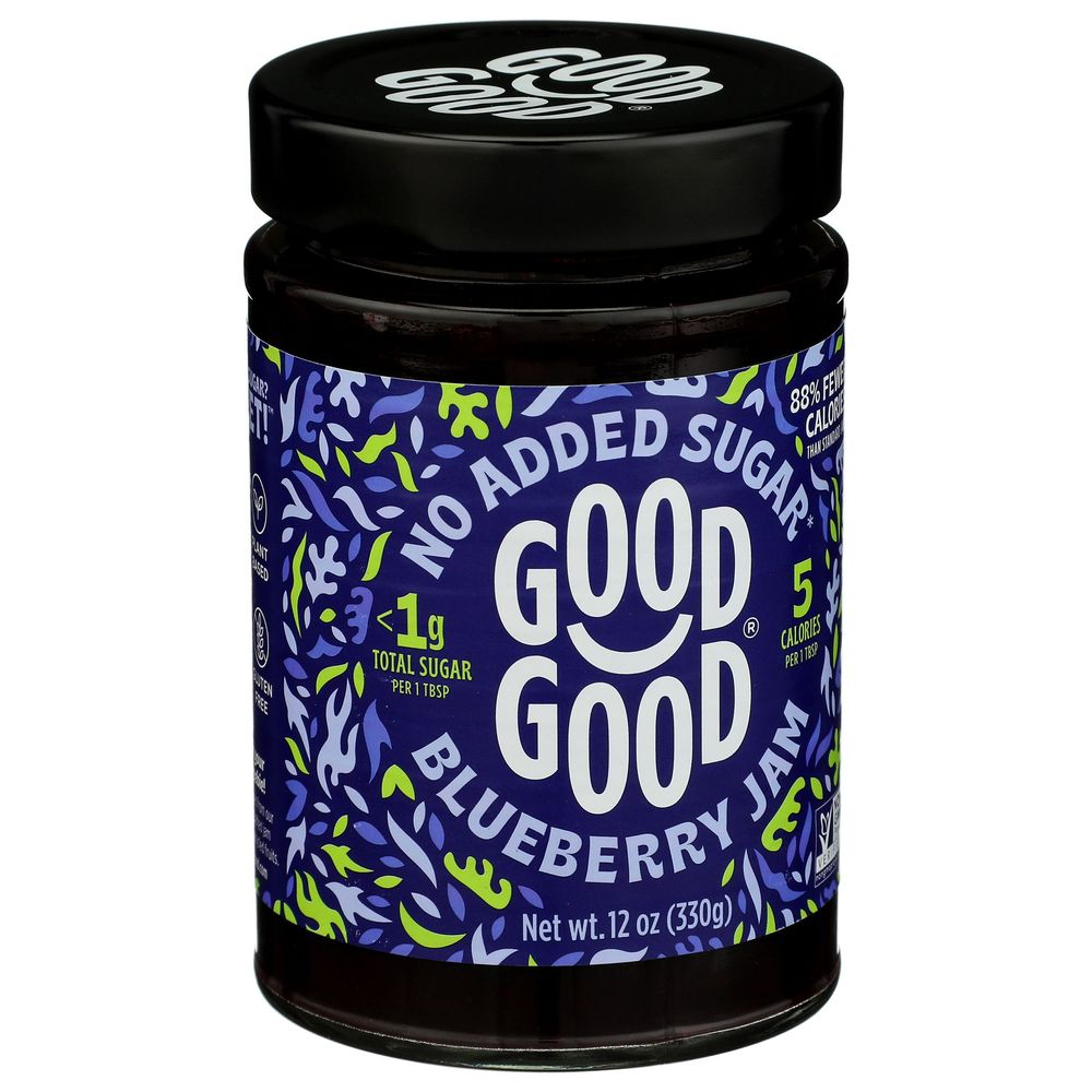 Good Good Blueberry Jam, 12 Ounce -- 6 Per Case