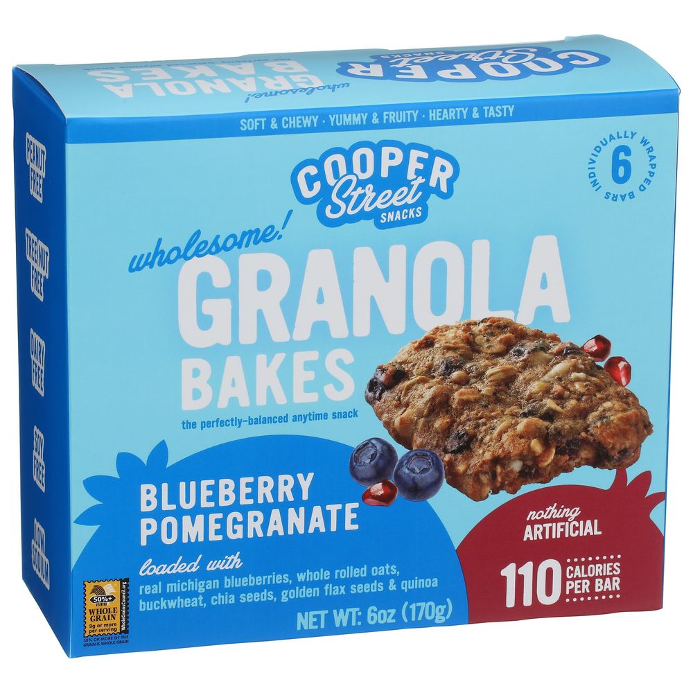 Cooper Street Blueberry Pomegranate Granola Cookie Bakes, 6 Ounce -- 6 Per Case