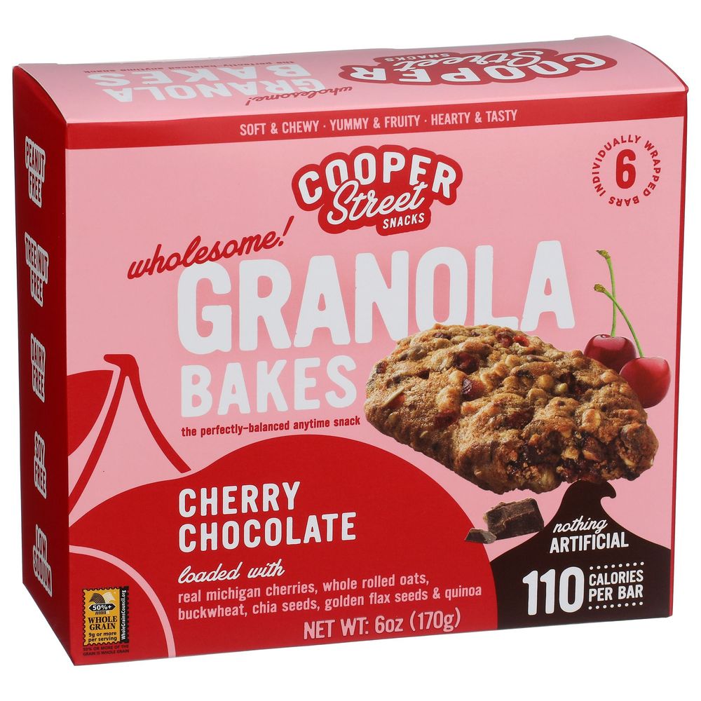 Cooper Street Chocolate Cherry Granola Cookie Bakes, 6 Ounce -- 6 Per Case