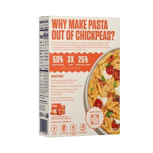 Banza Penne Pasta, 8 Ounce -- 6 Per Case