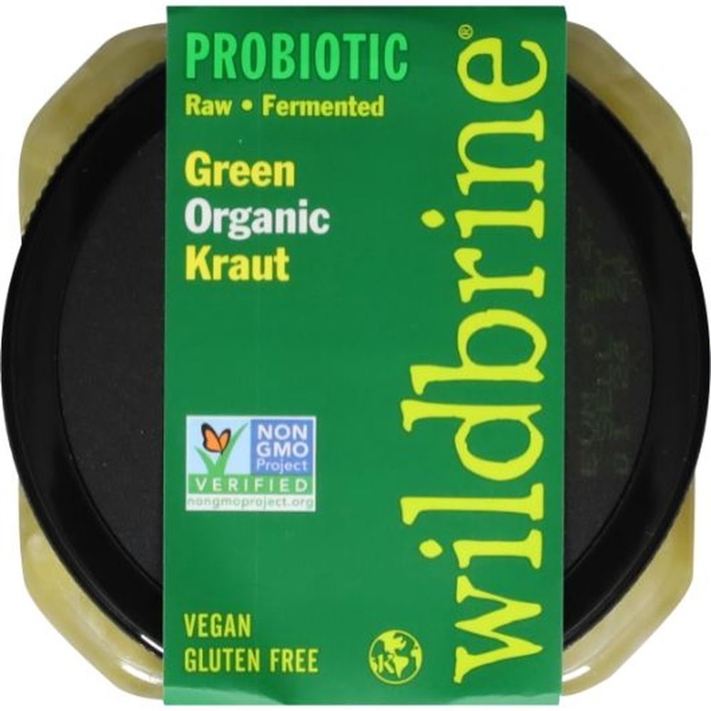 Wildbrine Organic Green Sauerkraut, 18 Ounce -- 6 Per Case