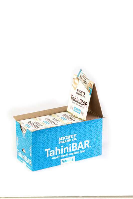 Mighty Sesame Tahinibar Vanilla Super Seed Sesame Bar, 3.8 Ounce -- 8 Per Case
