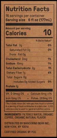 Wandering Bear Caramel Cold Brew Coffee, 96 Ounce -- 3 Per Case