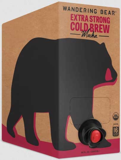 Wandering Bear Mocha Cold Brew Coffee, 96 Ounce -- 3 Per Case