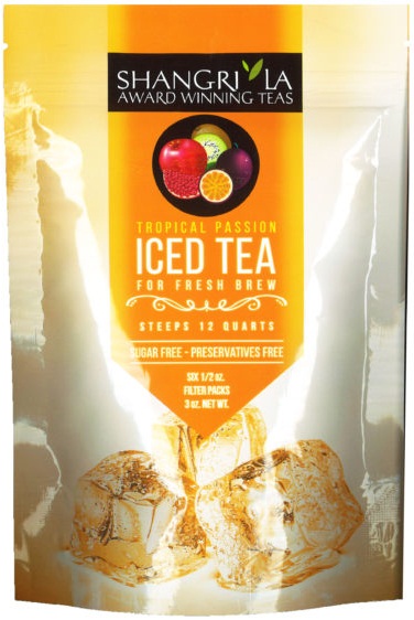 Shangri La Tropical Passion Iced Tea, 6 count per pack -- 12 per case.