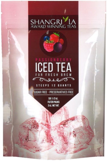 Shangri La Passionberry Iced Tea, 6 count per pack -- 12 per case.